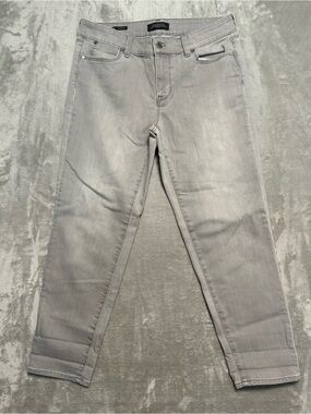 Talbots Flawless Five Pocket Boyfriend Jeans Women’s 10P Petite Gray